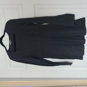 Daisy Funtes Sweater Dress dark‎ gray lightweight size large women's
